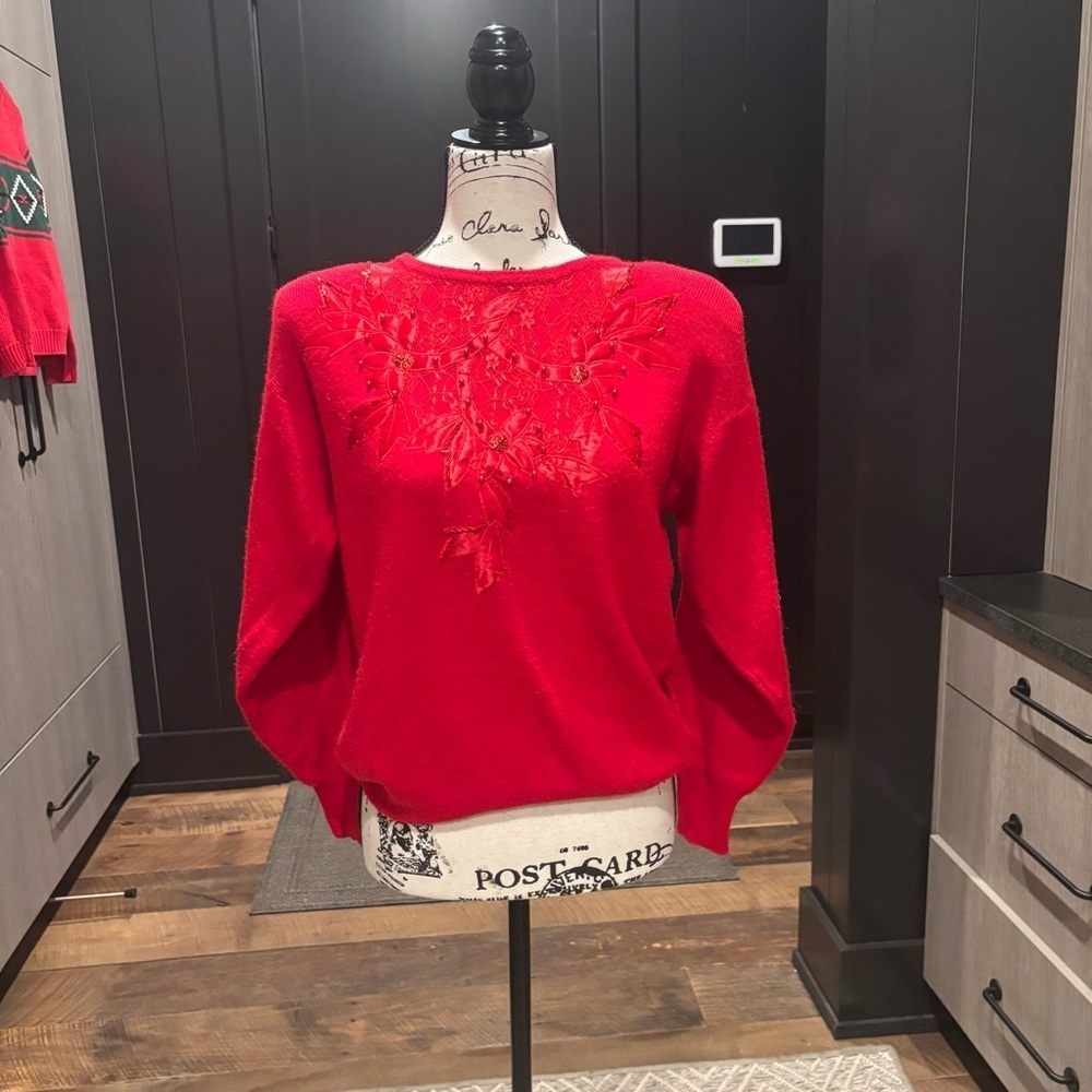 Vintage Donagain Holiday Sweater - size XS-S